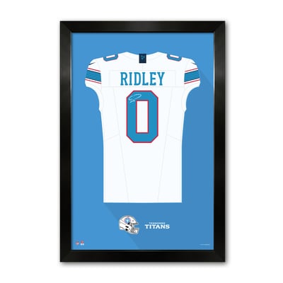 Calvin Ridley Tennessee Titans 27" x 39" Framed Jersey Art Print